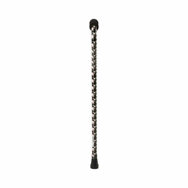 Mckesson Pink Floral Offset Cane, Aluminum, 30 - 39 Inch Height, 6PK 146-RTL10303PF